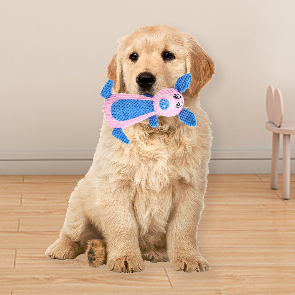 Soft Puppy Teeth Cleaning Chew Funny Sound Training Supplies Dog Toys