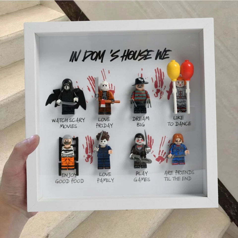 Quadro de presente de terror In This House We… | Filme de terror de Halloween presente personalizado 8 - Imagem 3 de 4