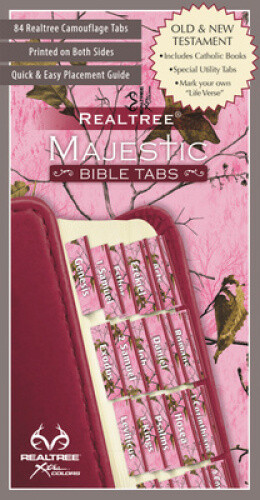 Thumbnail - Realtree(tm) Pink Camo Bible Tabs By Ellie Claire