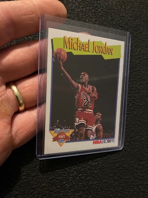 Michael Jordan Basketball Card MJ 1991 NBA Hoops Chicago Bulls Memorabilia GIFT