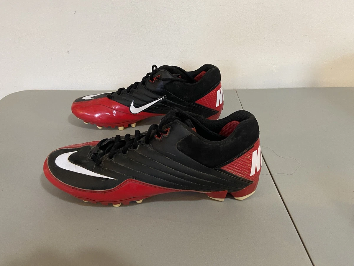 NIKE Speed TD Football Cleats 39637 016 Red Black Mens14.5 eBay