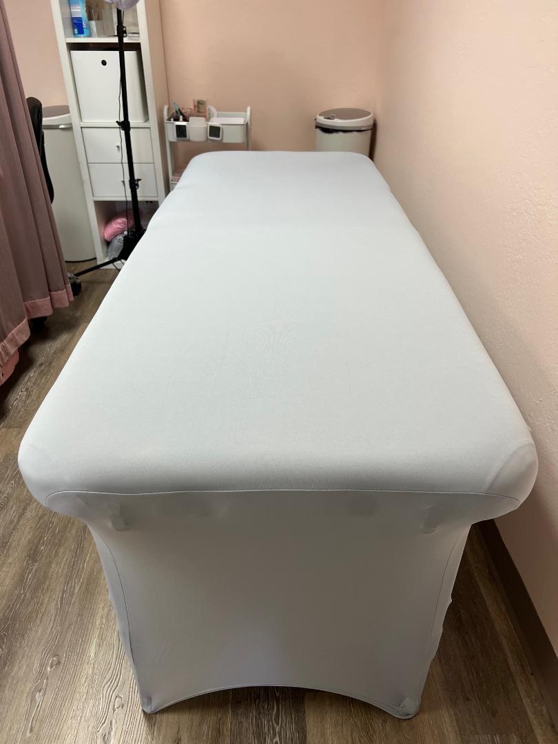 Massage Facial Bed Cover Protector Topper Black White eBay