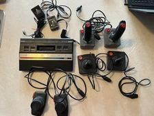 Atari 2600 Console Complete System With Joy Sticks Paddles Huge Lot Rare