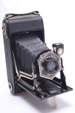   ZEISS NETTAR CAMERA VERY NICE, ART DECO 6X9CM 120 ROLL FILM W/ 10.5CM 6.3