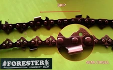 32" chain 3/8 050 105 DL  SEMI CHISEL SKIP 105 DRIVE LINK .050 G chainsaw chain