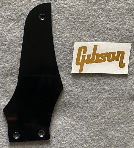 For Gibson Firebird Non-Reverse"Logo"Truss Rod Cover+Gold Decal Guitar Pickguar