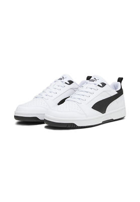 Puma Rebound v6 Low Herren Sneaker Sportschuh 392328 02 weiss schwarz 