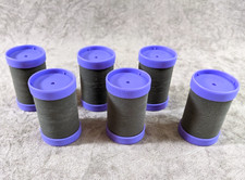 Conair More Big Curls Replacement Lot of 6 Purple Jumbo 1.5" Hot Rollers CHV12N