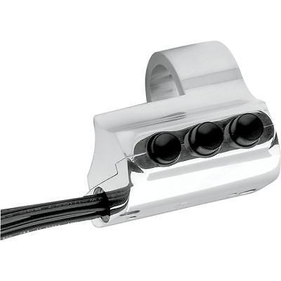 Performance Machine Three Button Contour Switch Housings Chrome 0062-2035-CH
