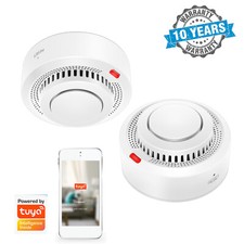 WIFI Smart Smoke Detector Smoke Alarm Home Fire Protection with 10 Year Battery