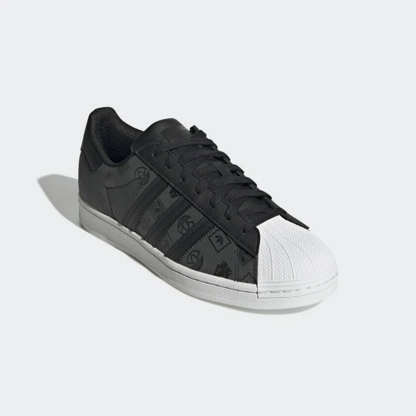 adidas Superstar Shoes - Black, Men's Lifestyle