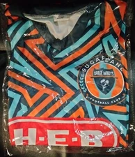 2024 Sugar Land Space Cowboys SGA Soccer Replica Jersey XL 6/29/24 HEB Sponsor