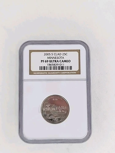 2005 S Minnesota Quarter - NGC PF 69 Ultra Cameo - Silver (#3)