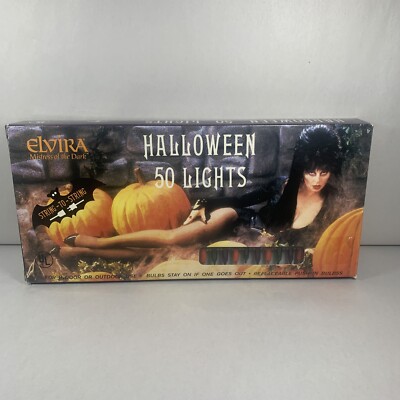 Elvira Mistress of the Dark Multi Color Halloween 50 Lights