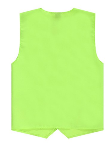 Unisex Kid Volunteer Activity Vest Button Up Waistcoat Uniform Sleeveless Jacket - Picture 105 of 119