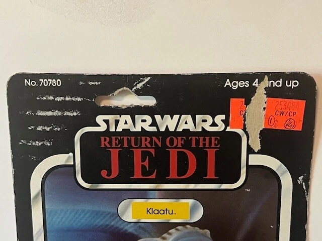 Figura de acción Klaatu Star Wars 1983 Kenner Sin usar, en caja, Return Jedi SELLADA Jabba de colección BMC1 Foto 3 de 4