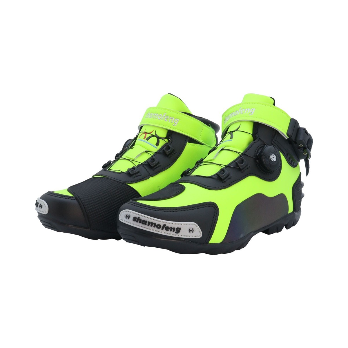 Shamofeng Motorcycle Shoes Men Racing Bike Boots‎ Off-Road Driving men\'s 12 Shamofeng Motorcycle Shoes Men Leather Street Bike Boots  main image 3