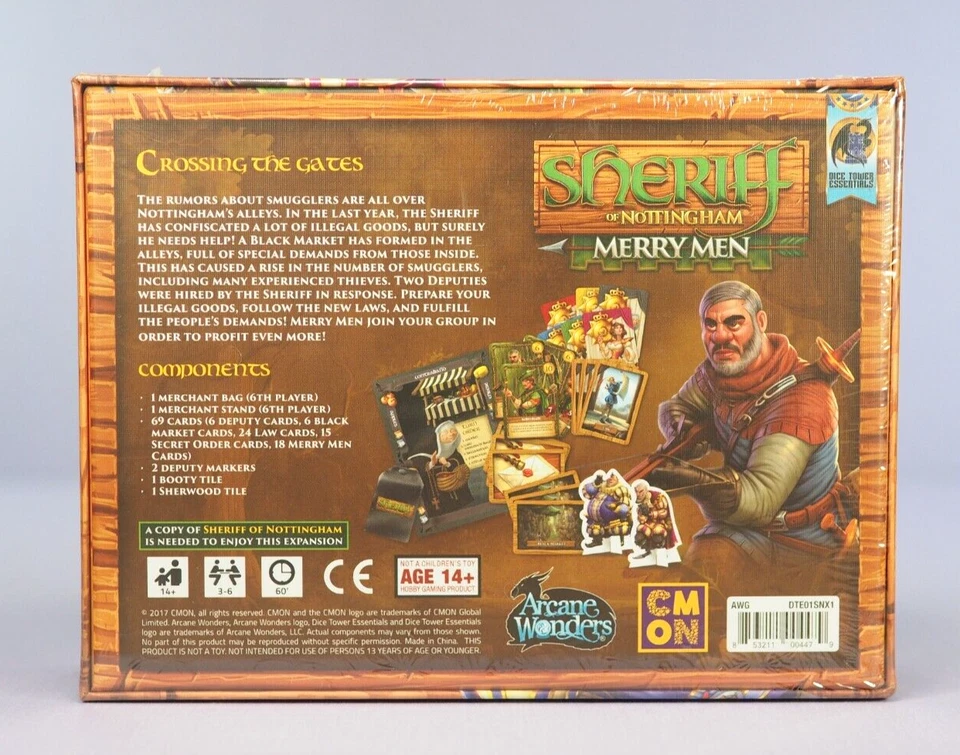 Sheriff of Nottingham | Merry Men | Expansión Juego de Mesa | Sergio Halaban | NUEVO Foto 3 de 4