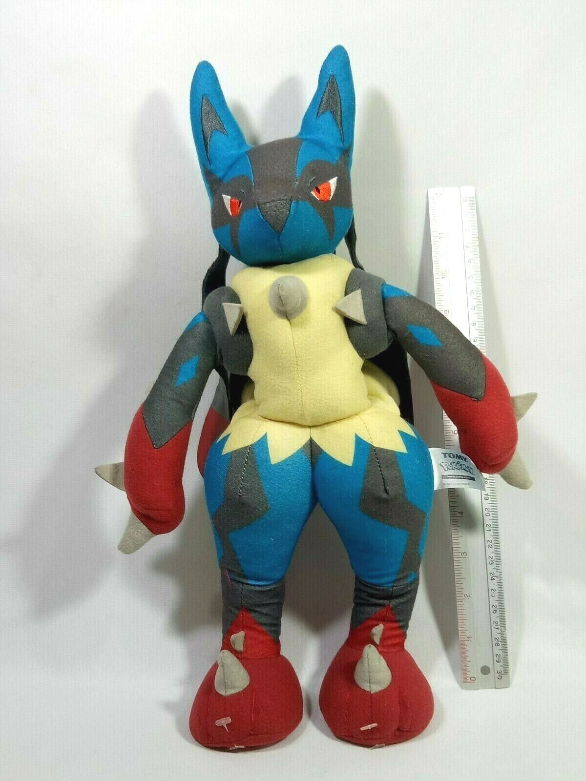 Pokemon Plush 5 Pcs/ Lot Lucario Shiny Lucario Mega Lucario