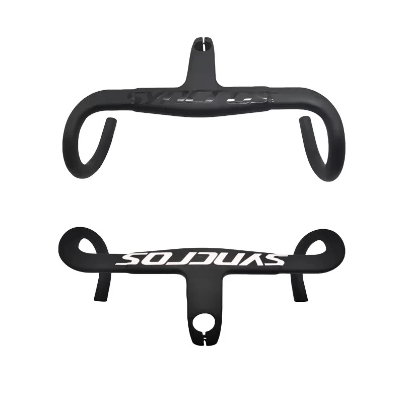 Piezas de vástago Handelbar de carbono para bicicleta de carretera Syncros 28,6/31,8 mm 90-120 mm 390-430 mm Foto 4 de 4