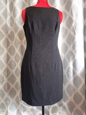 Laundry Women's Black Sleeveless Sheath Knee Length Dress Size 10