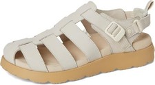 Merrell Womens Fleur Fisherman Sandal Chalk off white  leather sandals j008198