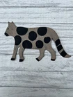 Vintage Ivan Barnett Folk Artisan Tin of an animal 1982 Signed