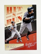 2019 Panini Leather & Lumber Hit-N-Run /25 Jose Ramirez #HNR-10 Guardians