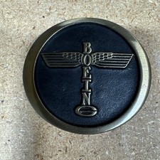 Boeing Airplane Company Solid Brass Vintage Belt Buckle