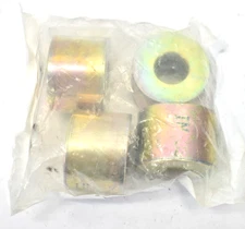 Lot of 4 Bushing Machine Part Replacement Unit 411642-37-AH Yellow Zinc Plated