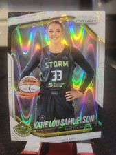 2025 Panini Prizm WNBA Katie Lou Samuelson #82 - White Seismic