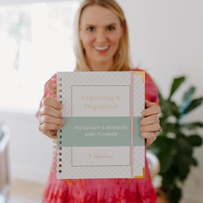 Expecting and Organized New Baby Planner   Pregnancy Organizer and Checklist ...