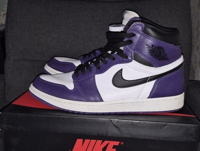 Air Jordan 1 High Retro Court Purple 2019 In Gr. 46