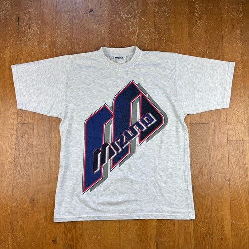 Mizuno, Vintage 90s Mizuno Japan Grey Sportswear T Shirt Size Large Japanese