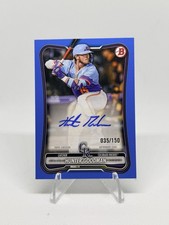 2026 Bowman HUNTER GOODMAN Rookie & Veteran Retail Auto Blue SP /150 #PRV-HG 