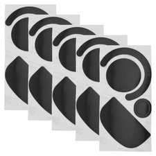 5 Sheets Gaming Mouse Feet Pads - Adhesive Mouse Skates For Smooth Glide -