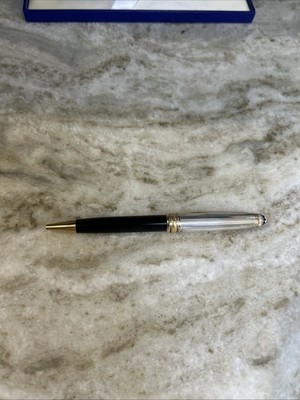 Montblanc Meisterstuck Silver 925 Stød Ballpoint Pen Germany Black  METAL