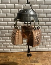 Kupfer Glocken Windspiel Sehr Alt Zum Aufhängen Vintage Dekor