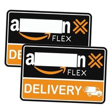 Car Magnets Flex Driver,Heavy Duty Reflective Flex Delivery Driver Car Orang