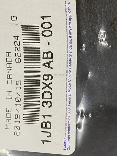 CARAVANA T&C 2011-20 NEGRO conductor protector de asiento exterior OEM 1JB13DX9AB Foto 3 de 4