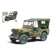WILLYS JEEP MB 80th YEAR ANNIVERSARY KIT 1:24 Italeri Kit Mezzi Militari -F- Nou