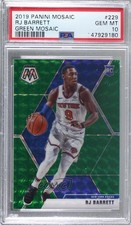 2019-20 Panini Mosaic Rookies Green Prizm RJ Barrett #229 PSA 10 GEM MT 4f5