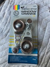 Vintage Cal Custom Chrome 3022 Ford Window Crank Handles Fits Most Early For Nos