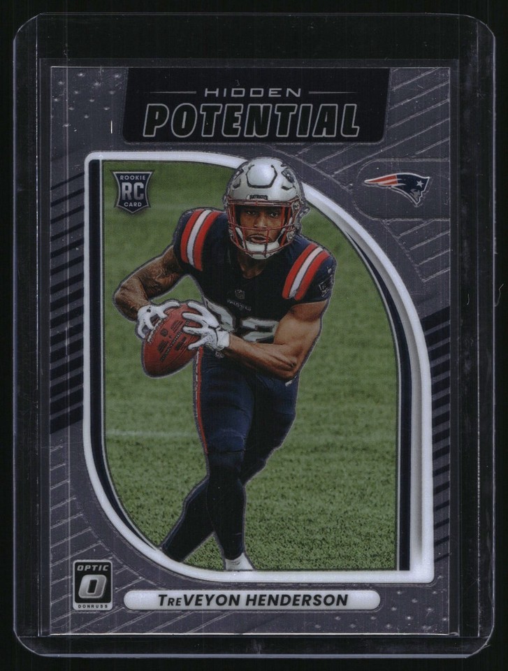 2025 Panini Donruss Optic Hidden Potential #13 TreVeyon Henderson RC Patriots