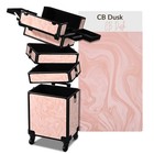 Byootique 4in1 Rolling Makeup Train Case Cosmetic Organizer Wheel Artist CB Dusk — photo 1