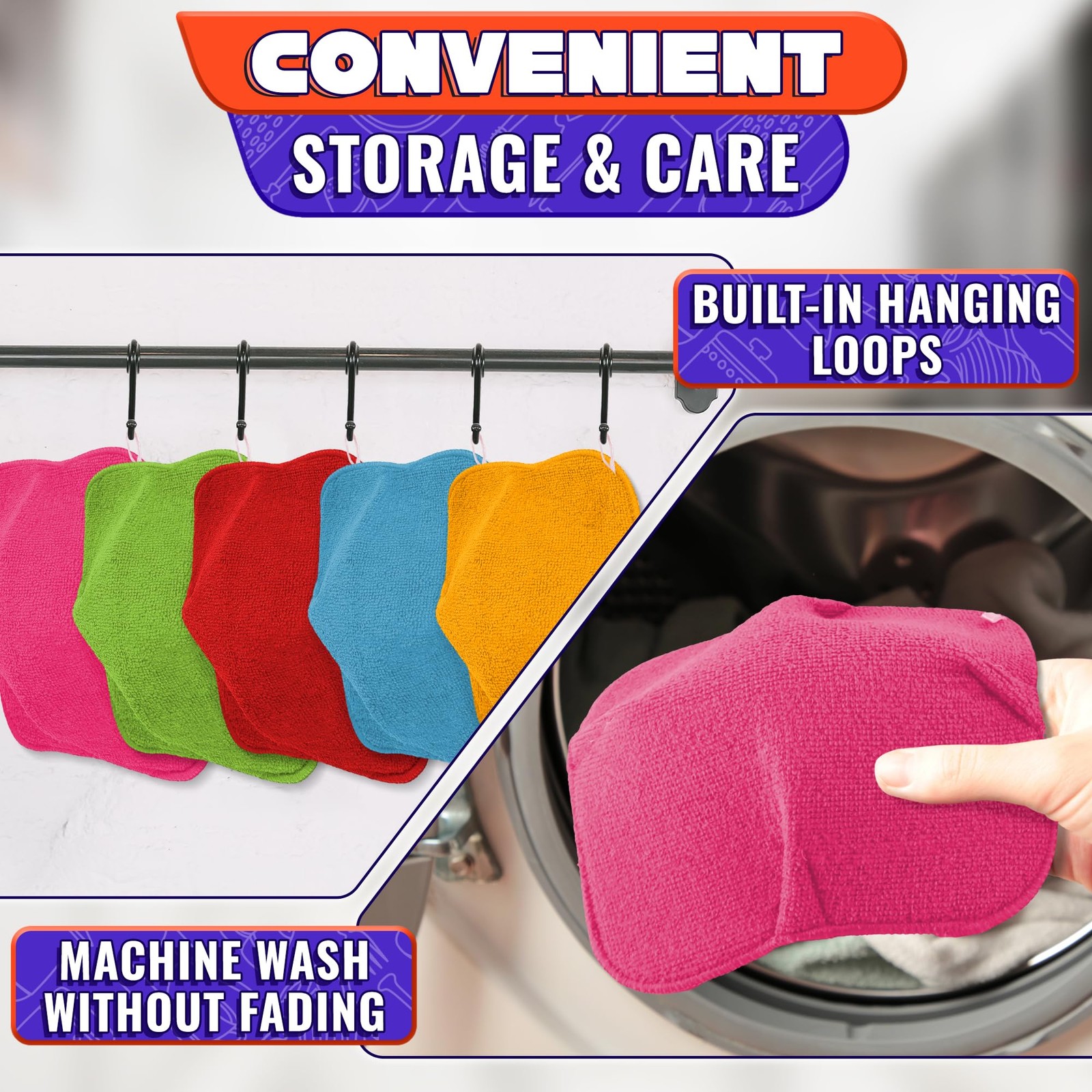 5 Pcs Bowl Holders for Hot Food – Five-Color Microwave Bowl Holder (7.5"x7.5"...