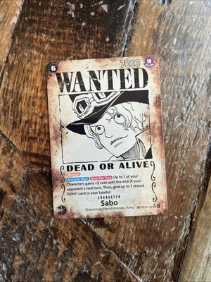 Sabo (120) (Wanted Poster) - Carrying On His Will (OP13)