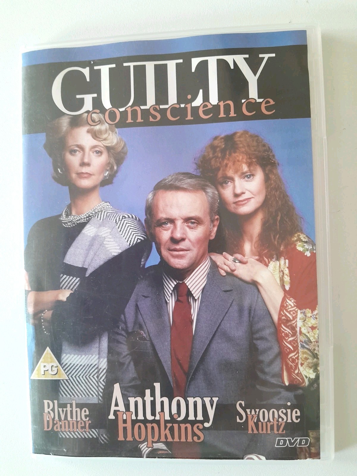 Guilty Conscience (DVD, 2005) Slimline Case, Anthony Hopkins, Blythe Danner.