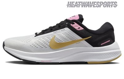 Nike Wmns Air Zoom Structure 24 'White Black Wheat DA8570-106 Women New Sizes