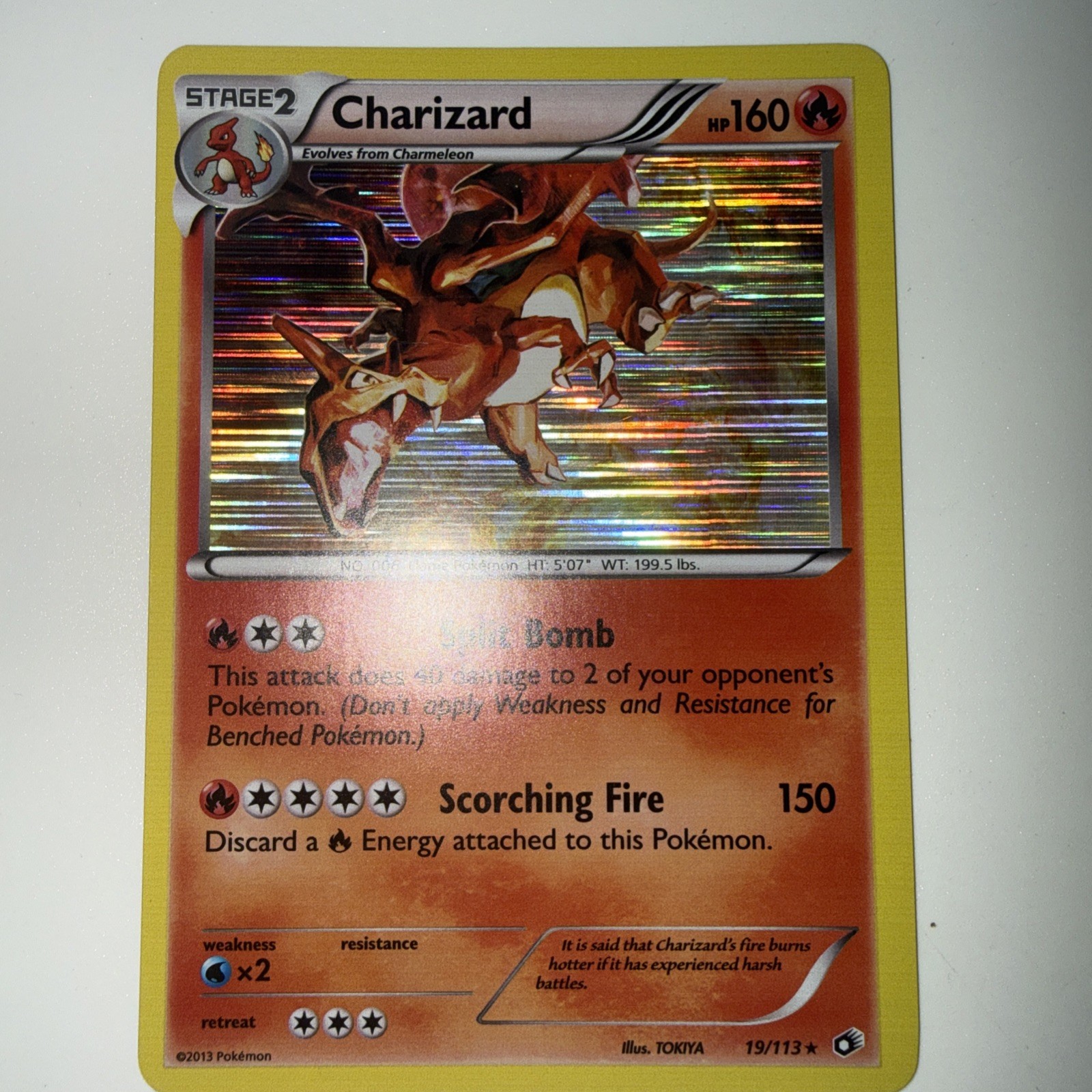 Charizard 19/113 Legendary Treasures Cosmos Holo Pokemon TCG
